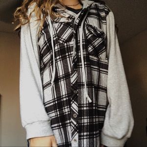 Cute Flannel sweater!